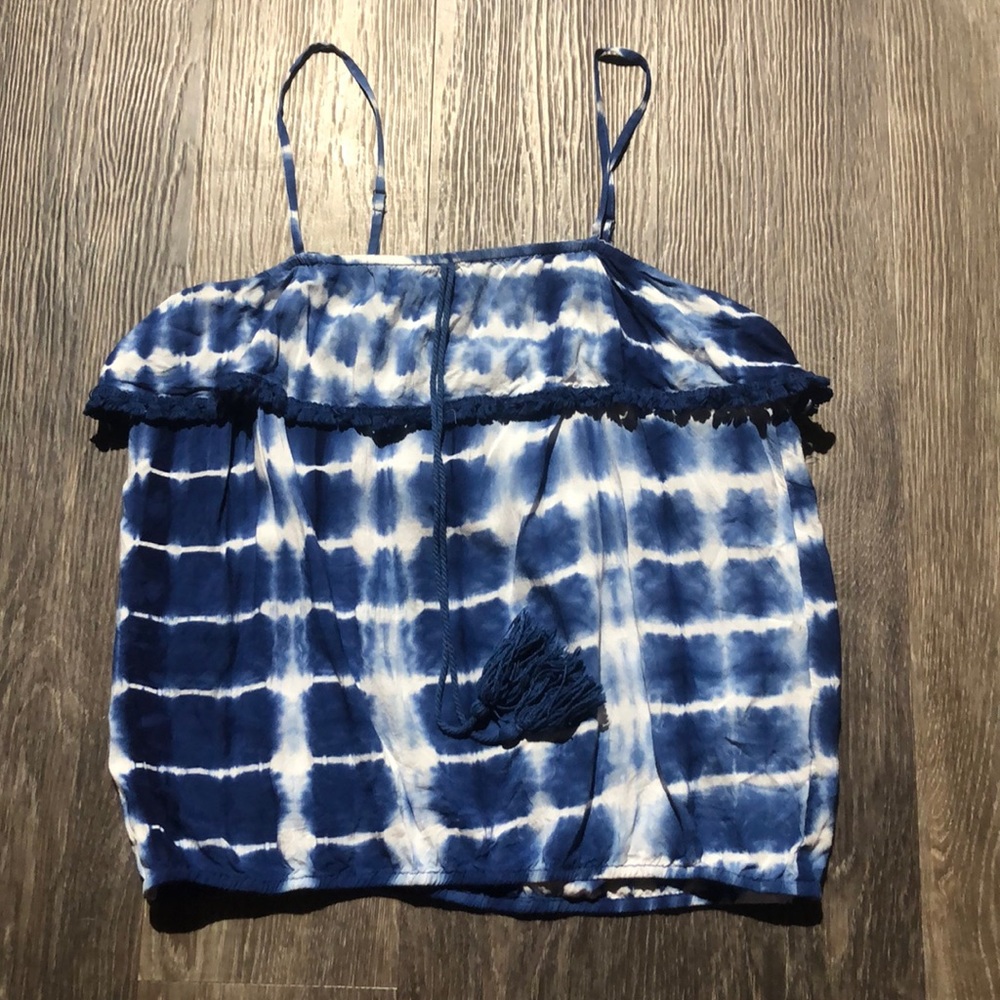 Women’s Hem & Thread Tie Dye Tank Sz S